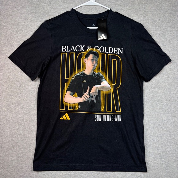 adidas Other - Adidas Son Heung-min Black & Golden Hour Graphic T-Shirt Mens Small New Tag